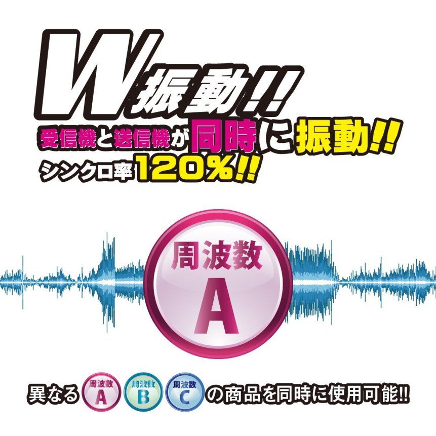 5 Function W vibration!
The receiver and the sender share th... A-One - 5 Function W Vibrator - Pink photo-5