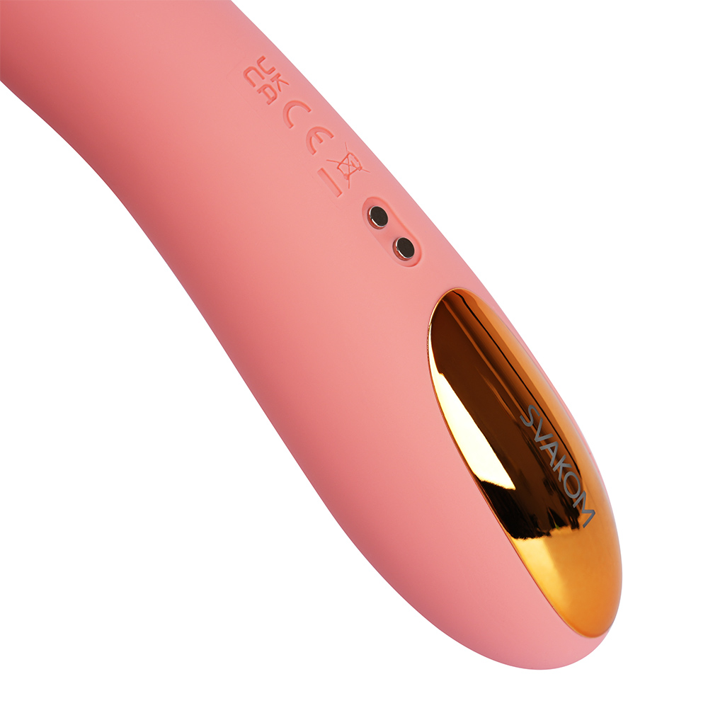 Fulfil your fantasies with Ava Neo, the newest luxury to... SVAKOM - Ava Neo Interactive Thrusting Vibrator - Peach Pink photo-7