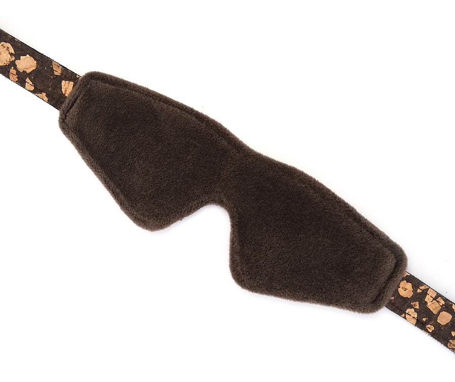 Coffee Can be a Fetish. Crafted from cork and coffee grounds... Vegan Fetish - Cafe Blindfold - Brown photo-2