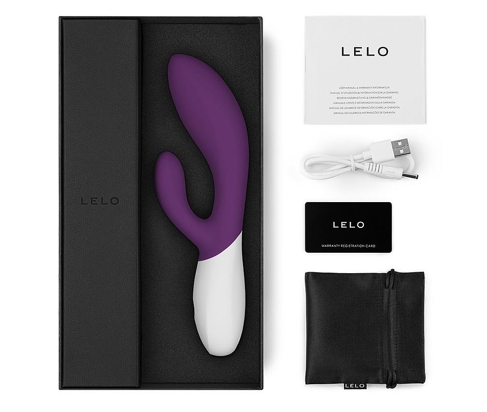It’s only natural to feel curious about your body! Explore y... Lelo - Ina Wave 2 Rabbit Vibrator - Plum photo-8