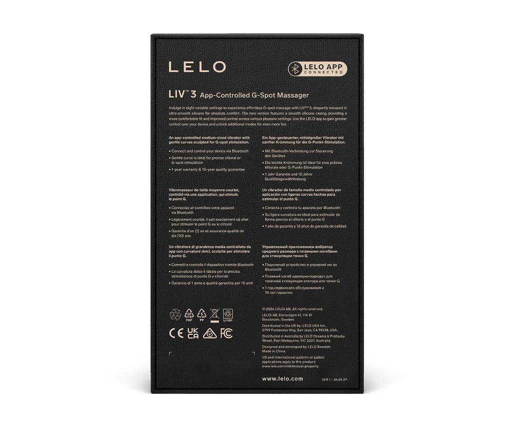 Lelo - Liv 3 優質G點震動棒 可連應用程式 - 深玫瑰色 Lelo - Liv 3 優質G點震動棒 可連應用程式 - 深玫瑰色 照片-11