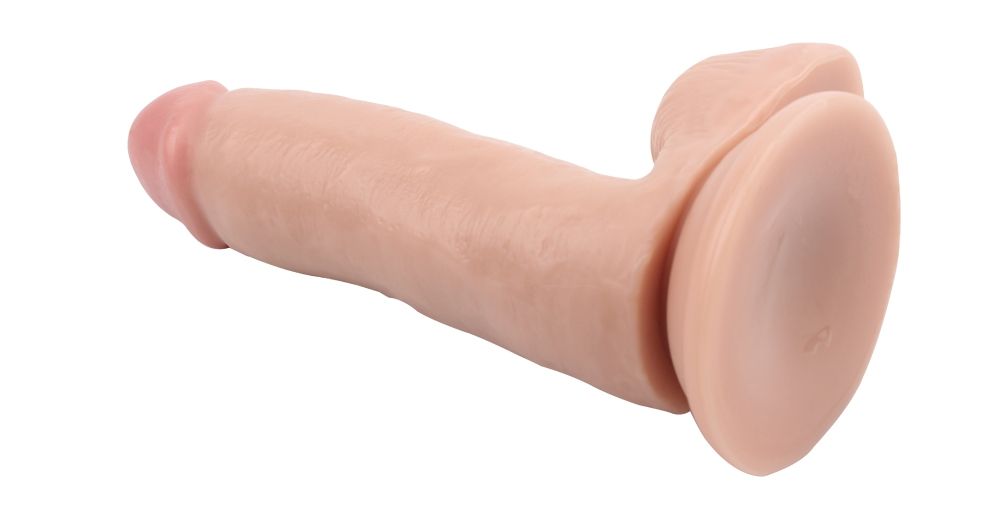 Anti-bacterial, Better-than-real, Strong Suction Cup, Dual D... Chisa - Fashion Dude 6.7″ Dildo - Flesh photo-3