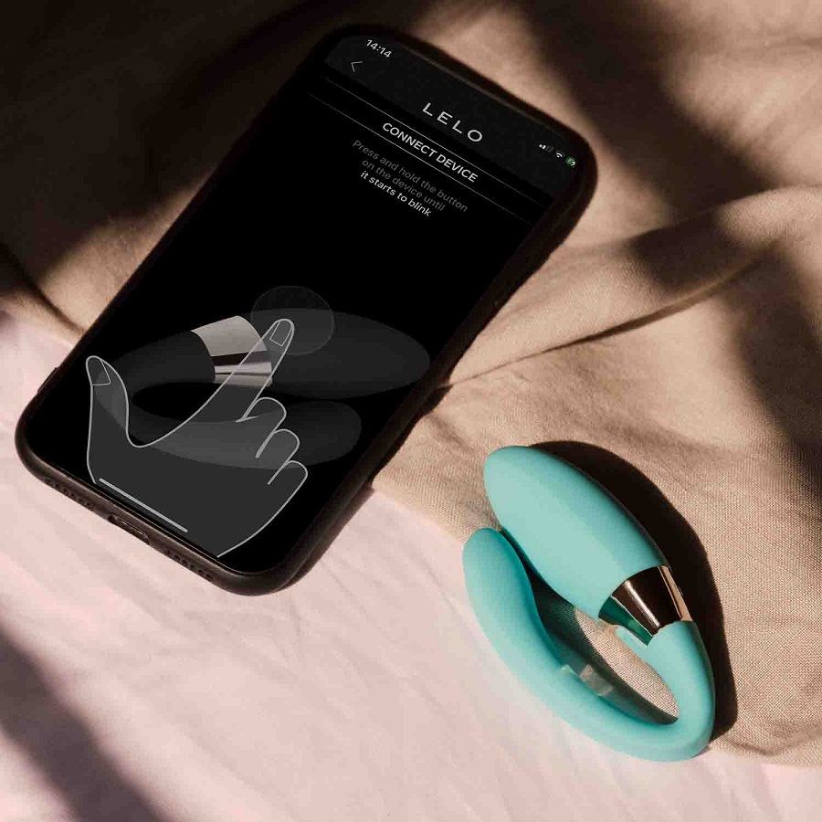 TIANI Harmony is an app-connected vibrator for couples with ... Lelo - Tiani Harmony APP Vibrator - Aqua photo-2