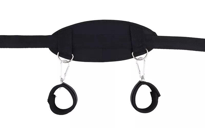 Adjustable bondage belt with hand and ancle cuffs
Material:... MT - Restraint Belt w Cuffs - Black photo-3