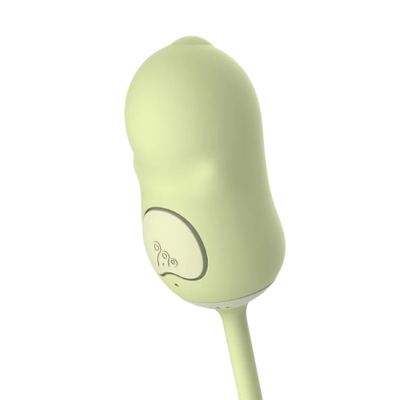 Baby has two built-in vibrating motors, and the little plane... Monster Pub - Baby Vibro Egg - Green photo-10