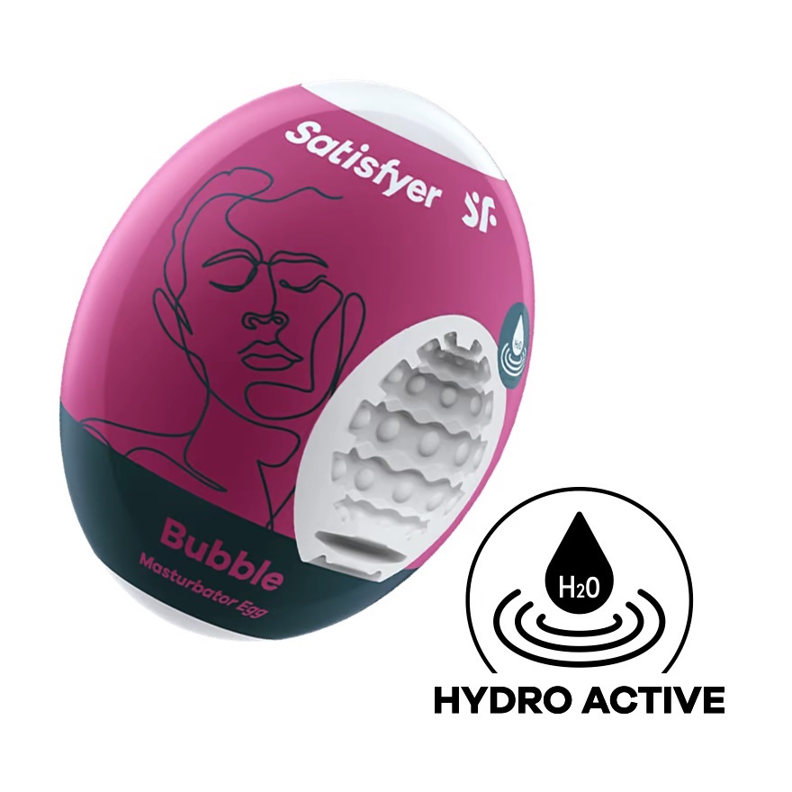 Satisfyer Bubble 自慰蛋讓您隨時保持興奮。 這款自慰器僅供一次性使用:其設計為蛋形,低調,非常適合在旅途... Satisfyer - 飛機蛋 - Bubble 照片-3
