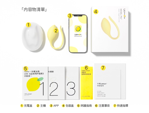 You may solve your vaginal relaxation and urine leakage prob... Monster Pub - Lemon Kegel Pro Exerciser - Yellow photo-14