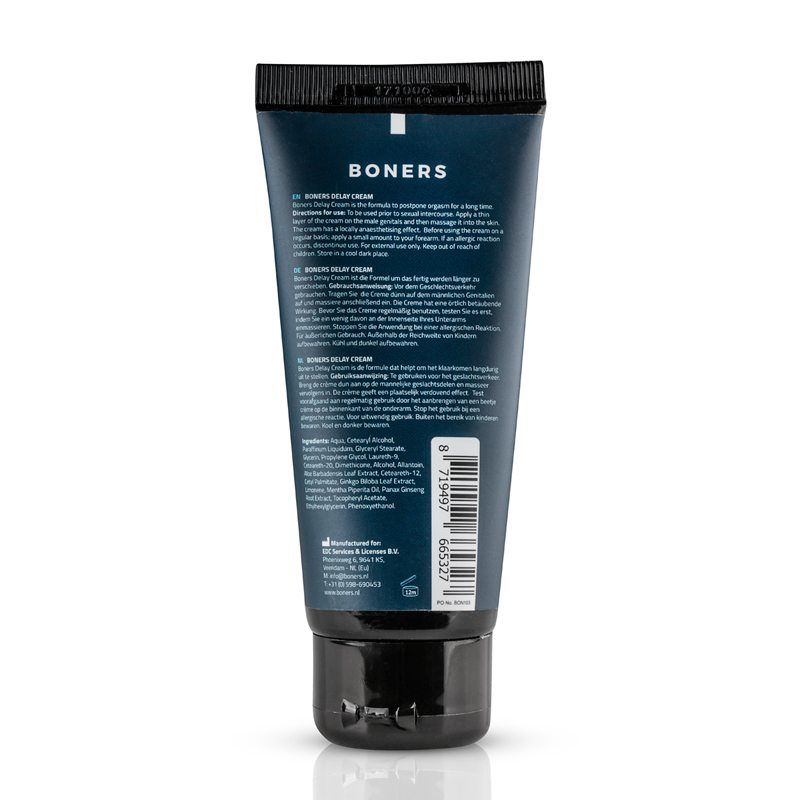 Go for endless pleasure with the Boners Delay Cream. The cre... Boners - Delay Cream - 100ml photo-3