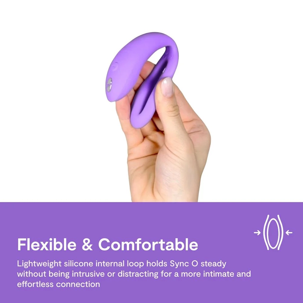 Sync O is a new kind of C-Shape vibrator for pleasure seeker... We-Vibe - Sync O - Light Purple photo-4