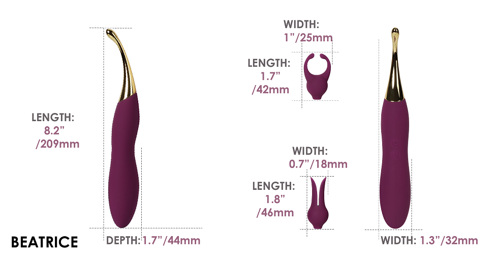 Introducing the SVAKOM Beatrice G-Spot Vibrator, an inno... SVAKOM - Beatrice G-Spot Vibrator - Violet photo-10