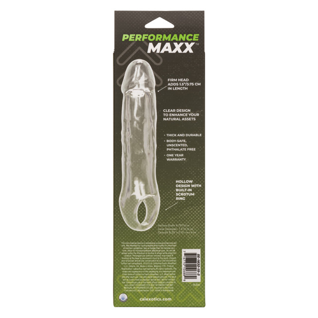 Introducing the Performance Maxx Clear Extension 6.5", ... CEN - Performance Maxx 1.5" Penis Extender - Clear photo-10