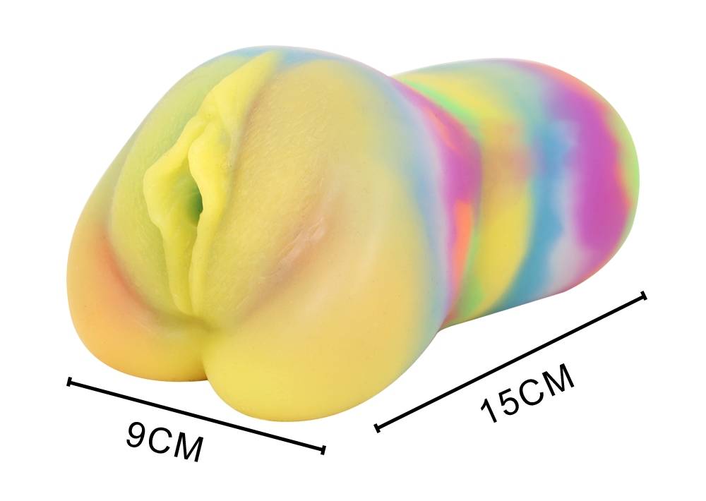 Glow in dark masturbator were made of light enable material,... FAAK - Fantasy Pussy Masturbator - Luminous photo-10