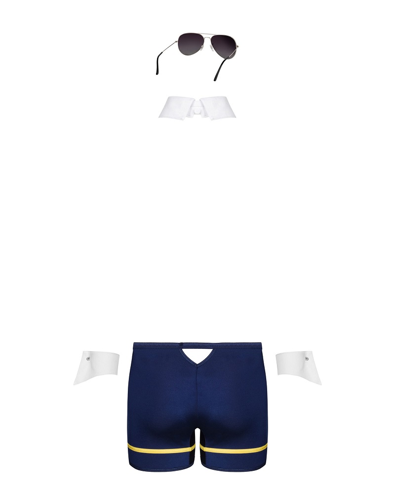Awesome evening in the bedroom? Oh, it is going down! This i... Obsessive - Pilotman Set - Blue - 2XL/3XL photo-7