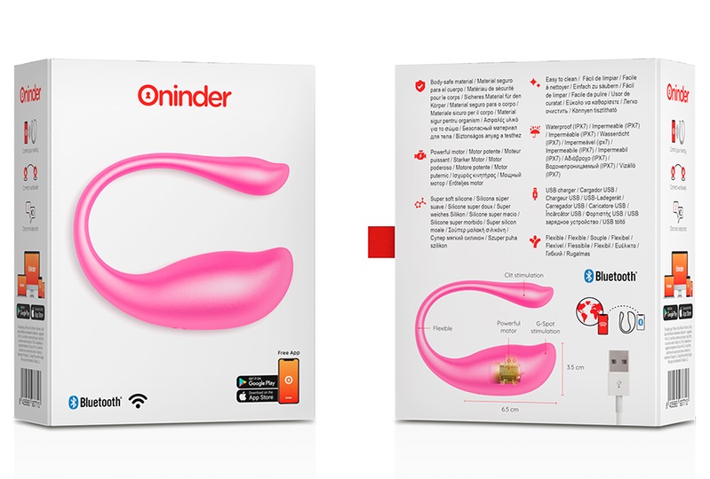 Quite possibly the most Powerful Remote Control Vibrating Eg... Oninder - App Controlled Vibro Egg - Pink photo-6