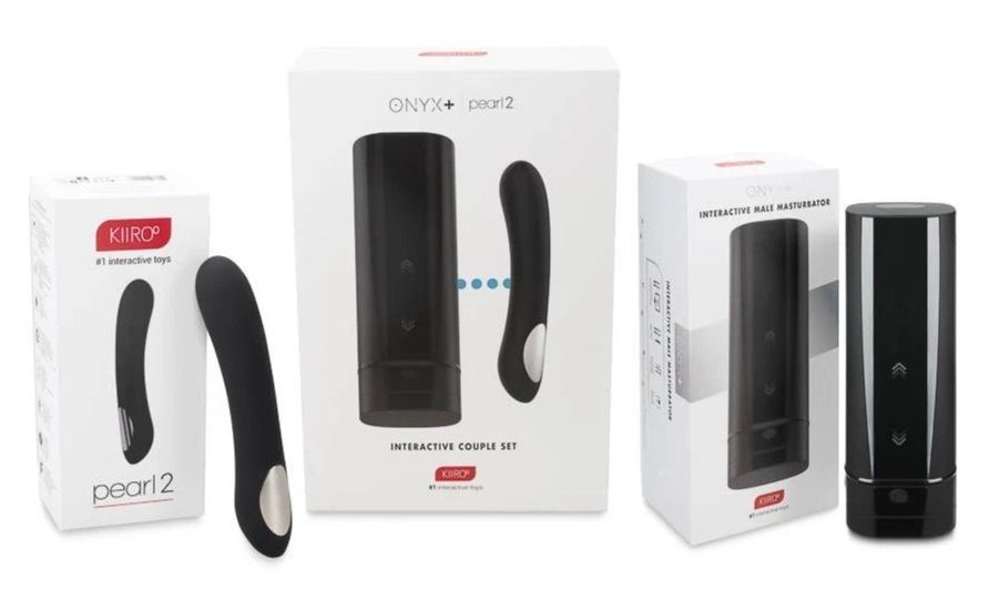 Why should you play alone if your partner can play with you?... Kiiroo - Onyx+ & Pearl2 Couple Set - Black photo-4