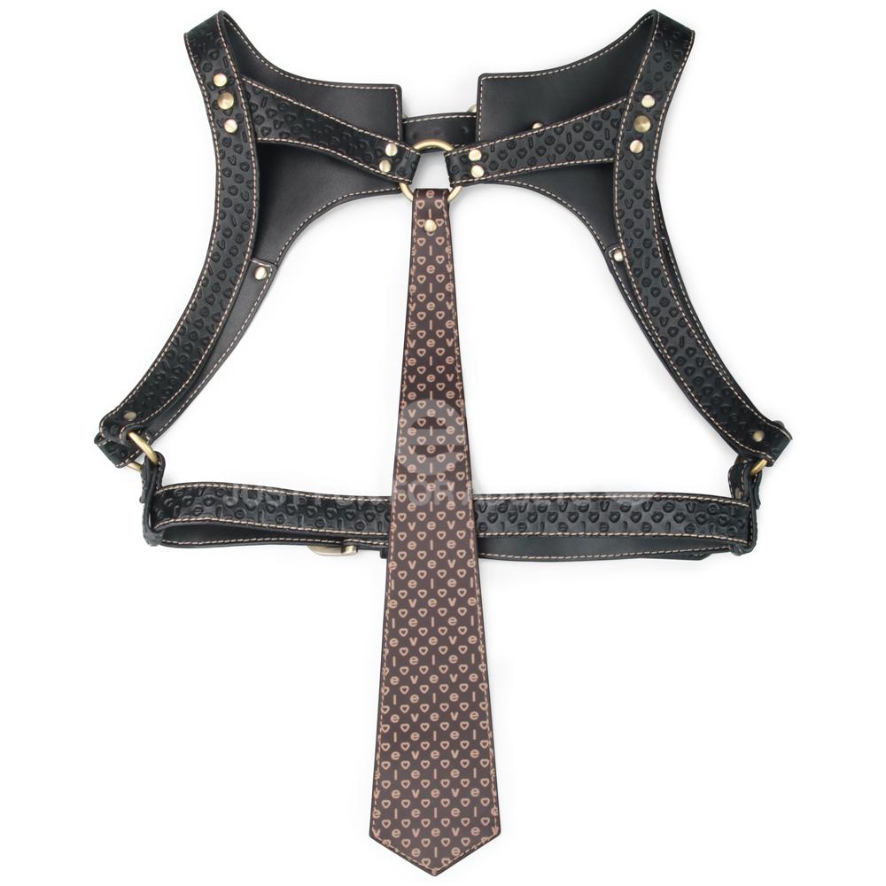 Unleash the essence of edgy luxury with our Rebellion Reign ... Lovetoy - Rebellion Reign Full Body Harness - Black photo-2
