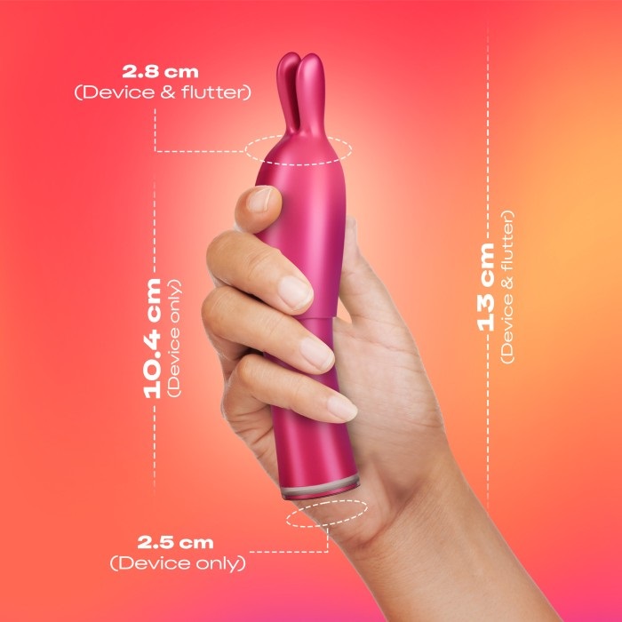 Handy mini vibrator Vibe & Tease from Durex including bunny ... Durex - Vibe & Tease 2in1 Vibrator - Pink photo-2