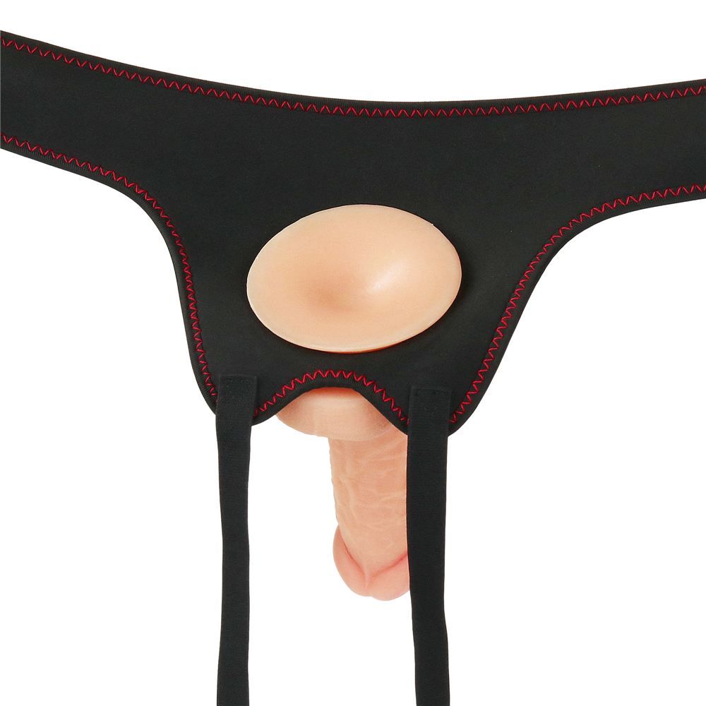 Built to deliver the most lifelike satisfaction, the Soft st... Lovetoy - Easy Strapon Set w Balls 7'' - Flesh photo-10