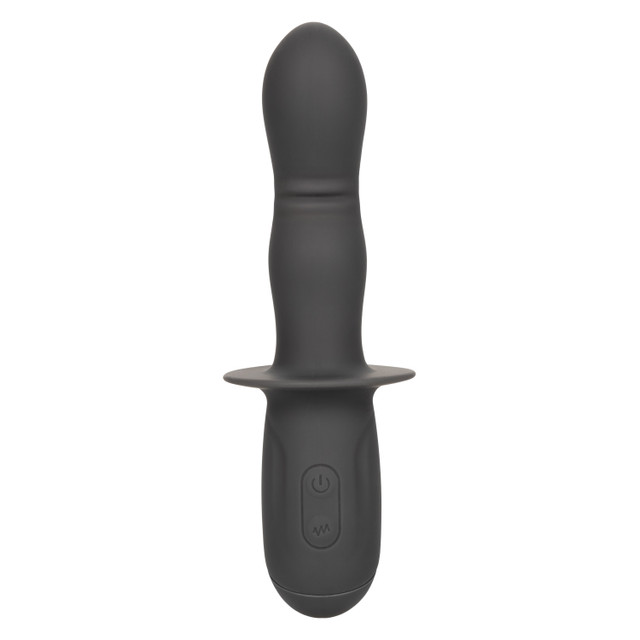Indulge in unparalleled pleasure with the dual motor Ramrod ... CEN - Ramrod Rocking Vibro Dildo - Black photo-3