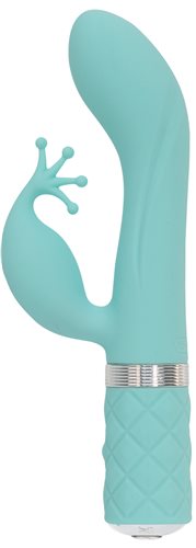 Pillow Talk - Kinky Rabbit Vibe - Teal photo