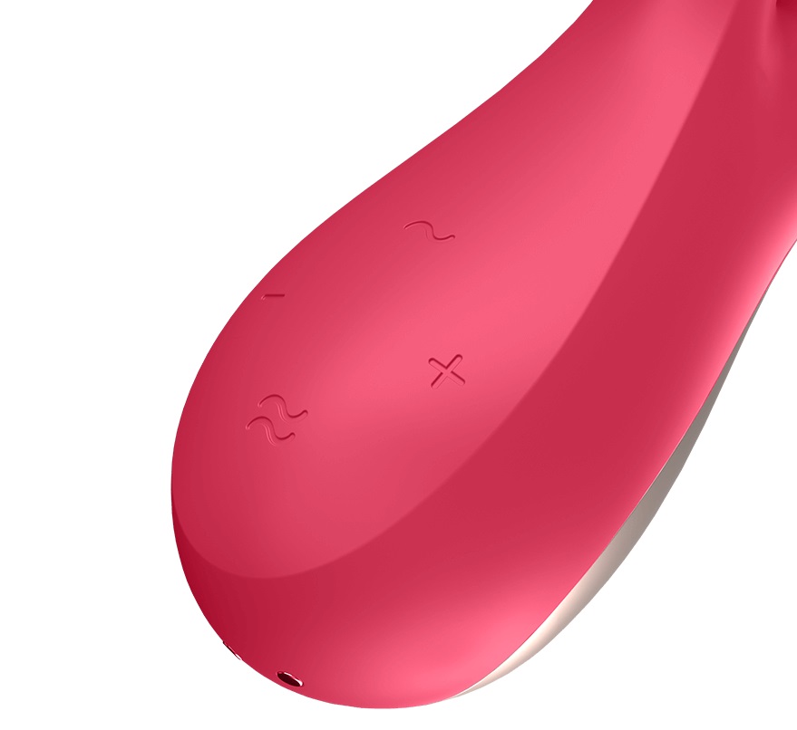 Satisfyer Mono Flex 是一款高度灵活的震动棒,可轻松适应女性独特的性结构和曲线。这款震动棒配备两个强大... Satisfyer - Mono Flex 兔子按摩棒 - 红色 照片-4