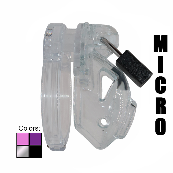 Is The Vice Mini too big for you? Are you looking to squeeze... Locked in Lust - Vice Micro Chasity Cage - Purple photo-4