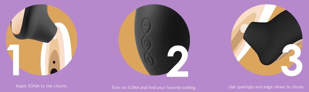 SONA is a sonic clitoral massager. That means it doesn’t rel... Lelo - Sona Clitoris Massager - Pink photo-8