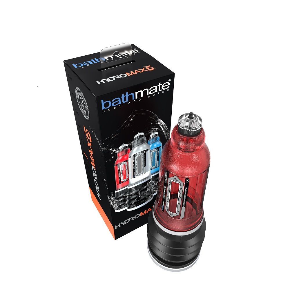 Hydromax系列(以前稱為Hydromax X系列)是Hydro Pump發展的下一個階段。開發創新的Bathmat... Bathmate - Hydromax 5 增大泵 - 紅色 照片-4