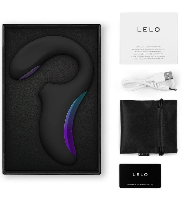 Lelo - Enigma Double Sonic 可APP控制 G點&A點&陰蒂刺激聲波按摩器 - 黑色 Lelo - Enigma Double Sonic 可APP控制 G點&A點&陰蒂刺激聲波按摩器 - 黑色 照片-9