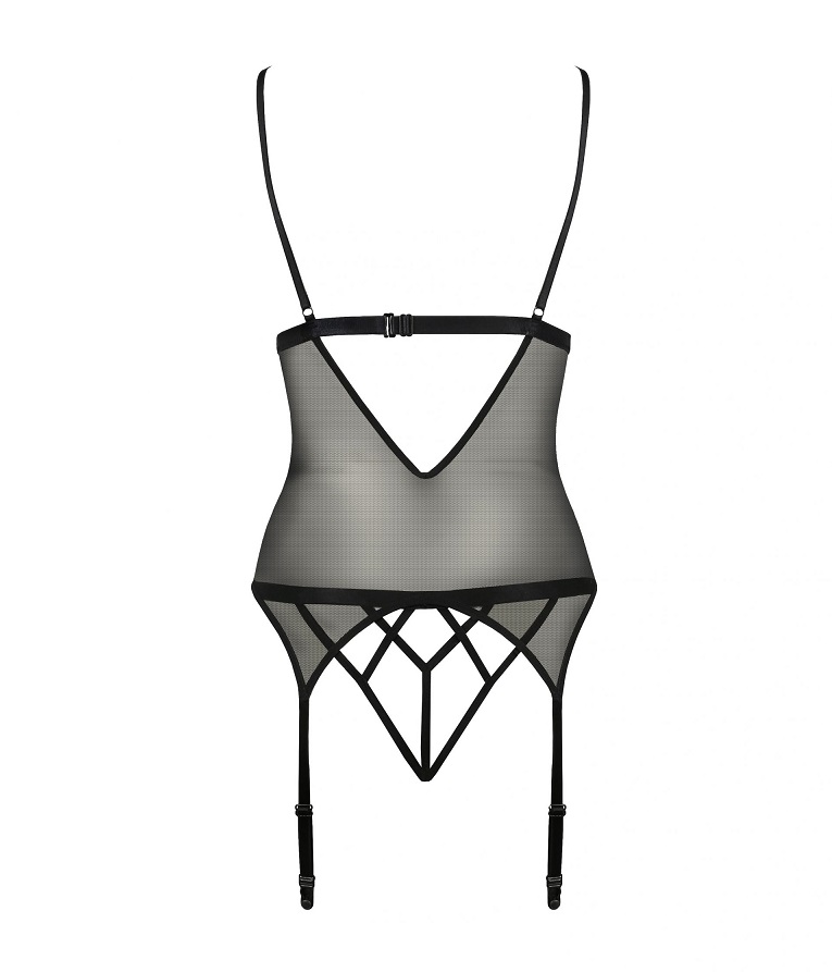 The phenomenal Diabolina corset will impress absolutely ever... Passion - Diabolina Corset - Black - L/XL photo-6
