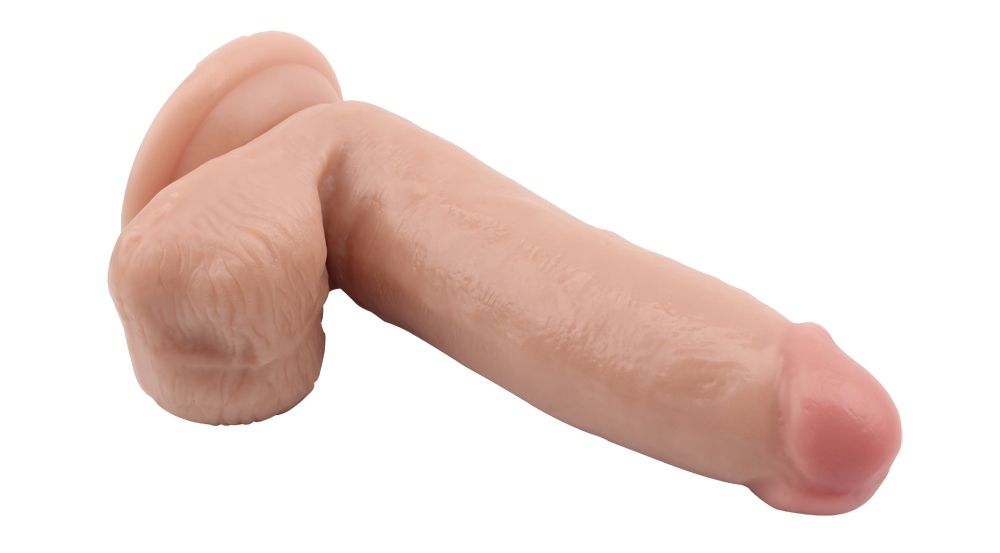 Anti-bacterial, Better-than-real, Strong Suction Cup, Dual D... Chisa - Fashion Dude 6.7″ Dildo - Flesh photo-4