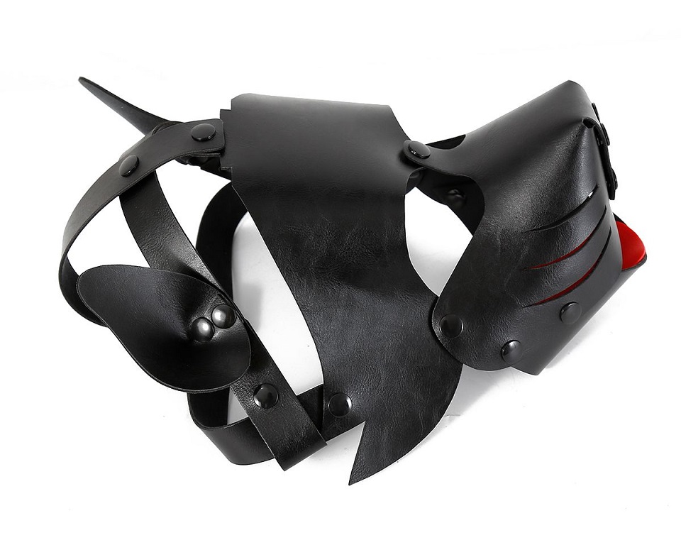 Introducing our exquisite BDSM Puppy Mask in high-quality PU... Kiotos - Puppy Mask - Black photo-3