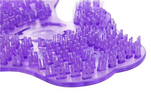 Simple & True - Roller Ball Massage Glove - Purple photo