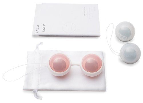 For women seeking stronger orgasms and more intense intimate... Lelo - Luna Mini Kegel Balls - Petal Pink/Powder Blue photo-8