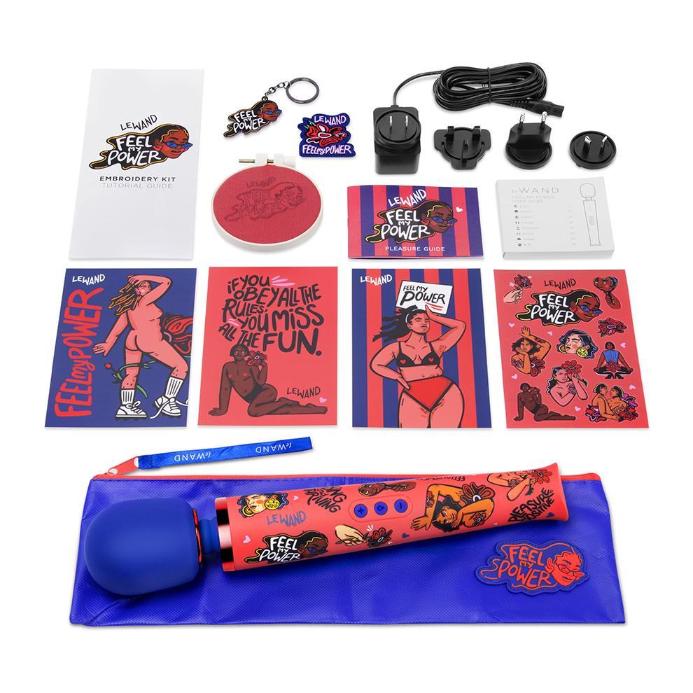 Hailed as the 'Best Big Wand Vibrator,' the Feel My ... Le Wand - Feel My Power Massager - Red photo-8