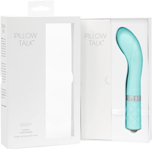 Pillow Talk - Sassy G-Spot Vibe - Teal photo