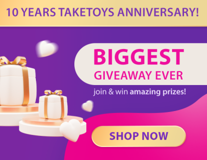 The Sixth Giveaway in Celebration of TakeToys' 10th Anniversary! The Sixth Giveaway in Celebration of TakeToys' 10th Anniversary!
