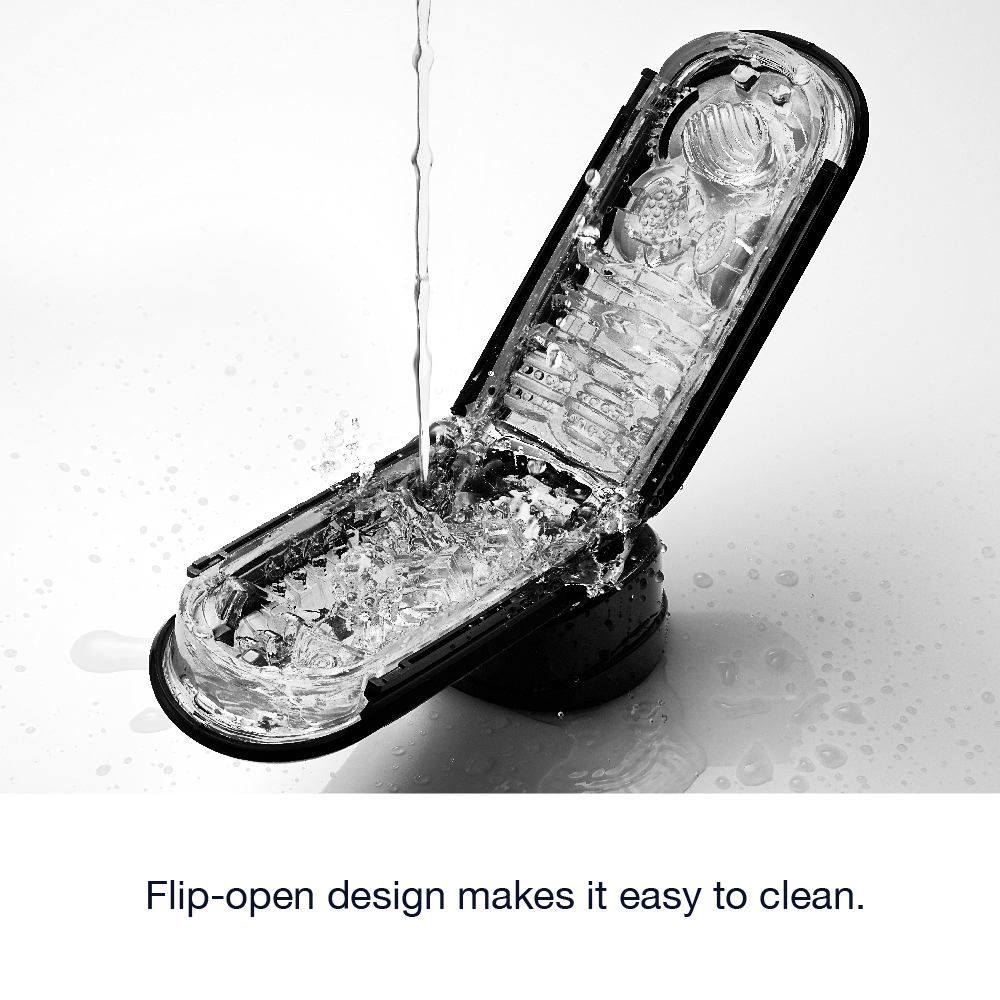 The FLIP ZERO is back with the fan-favorite Strong Black Edi... Tenga - Flip Zero Masturbator - Black photo-2