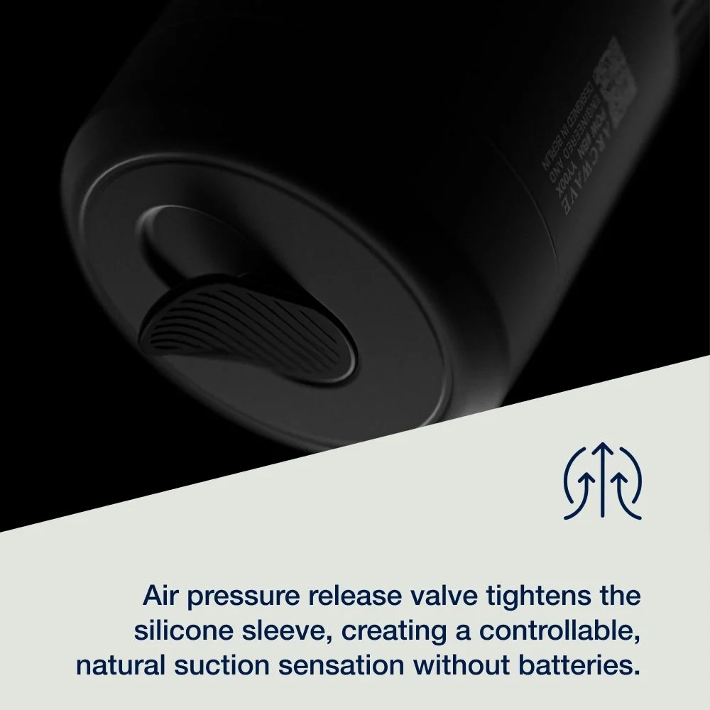 Premium manual stroker with suction control and a smooth sil... Arcwave - Pow Shake IT Up Stroker - Black photo-4