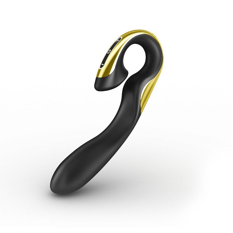 One of today's most advanced vibrators. Sophisticated, e... Zini - Roae Vibrator - Black & Gold photo-2