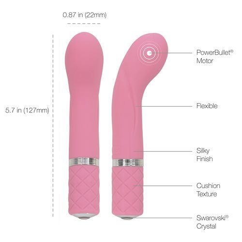 Racy by Pillow Talk offers unbelievable vibrations for exter... Pillow Talk - Racy G-Spot Vibe - Pink photo-7