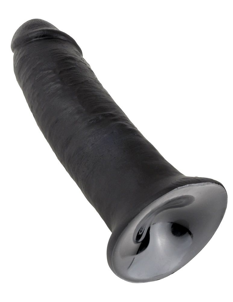 Do you want your first dildo to look and feel just like the ... King Cock - Cock 10″ - Black photo-5
