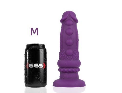 665 - Aubergine Eggplant Dildo M - Purple photo