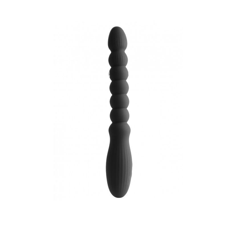 Buzz is a vibrator for intense penetration that also combine... S Pleasures - Buzz Anal Electro Vibrator - Black photo-4