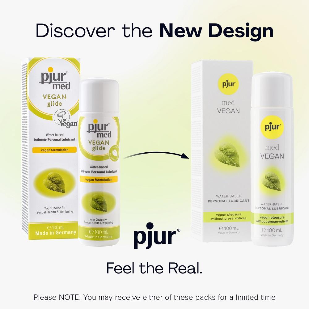 The vegan personal lubricant in pjur med product line, conta... Pjur - Med Vegan Glide - 100ml photo-2