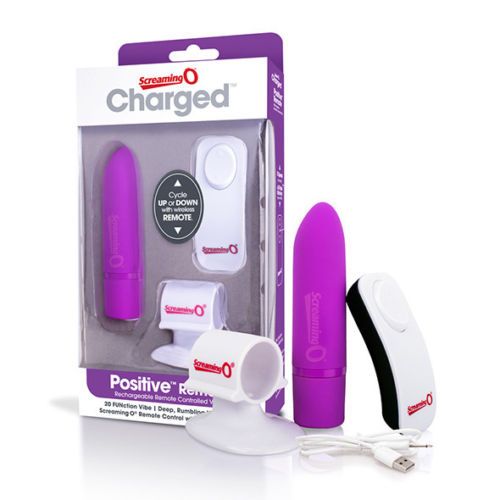 The Charged Positive Remote is a rechargeable, remote-contro... The Screaming O - Charged Positive Remote Control - Grape photo-8