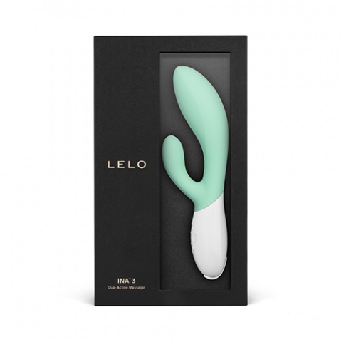 Lelo - Ina 3 Rabbit Vibrator - Seaweed photo