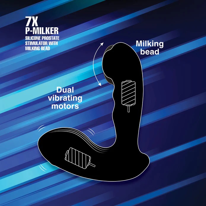 Made of silky-smooth silicone, you can enjoy a seamless inse... Alpha-Pro - P-Milker Prostate Stimulator photo-3