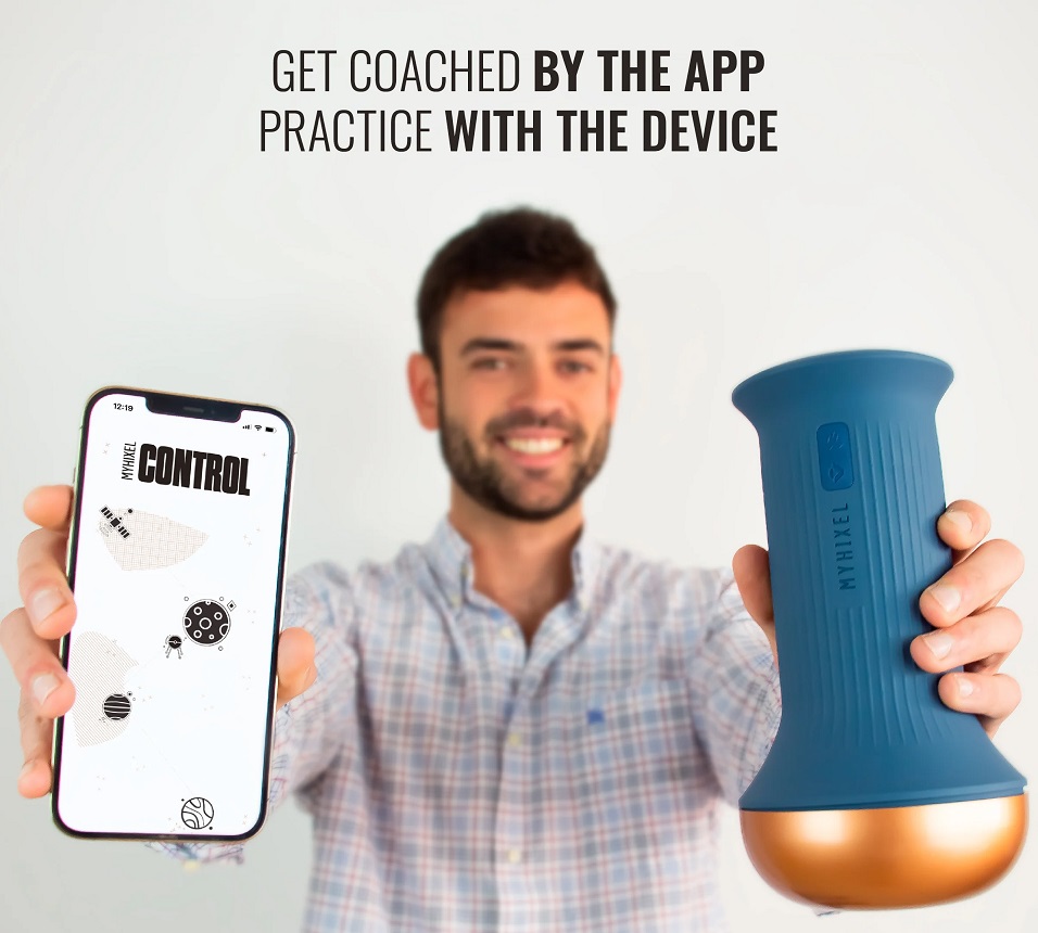 Thanks to MYHIXEL's cutting-edge methodology, men can now ha... MyHixel - Control Masturbator - Blue photo-4