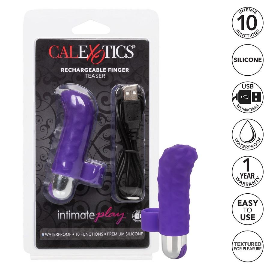 Take pleasure back into your own hands and get playful with ... CEN - Intimate Play Finger Tickler - Purple photo-9